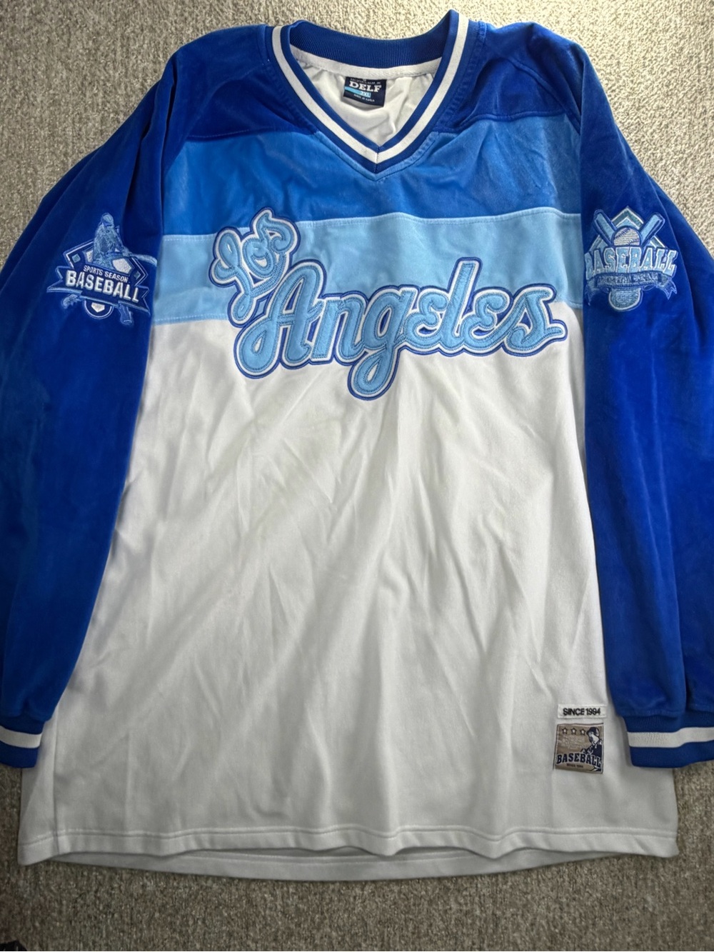 Vintage Y2K Los Angeles Angels Blue & White Crewneck Pullover